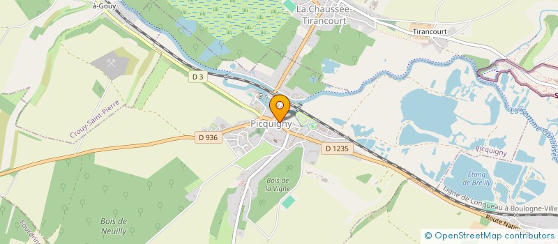 localisation de l'entreprise O'LIVIA  PICQUIGNY