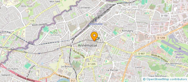 localisation de l'entreprise O LOFT  ANNEMASSE