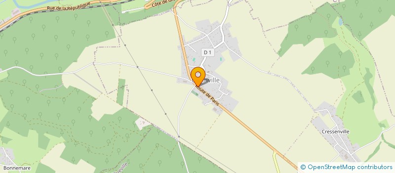 localisation de l'entreprise O LOISIRS DE CARTERET  VAL D'ORGER