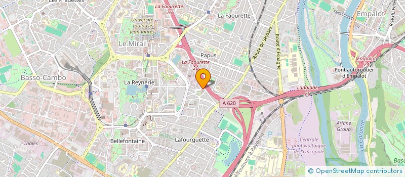 localisation de l'entreprise O LOUNGE à TOULOUSE