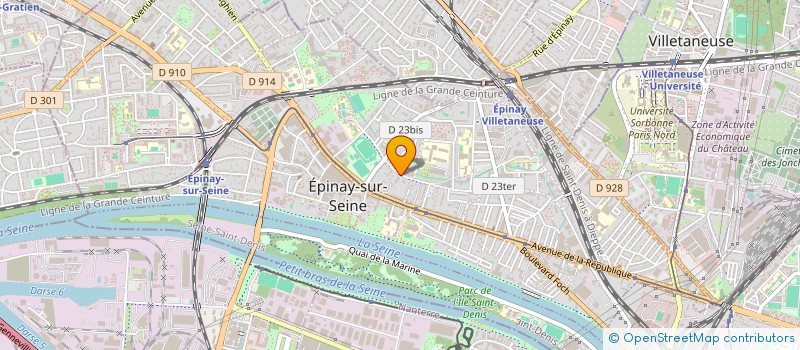 localisation de l'entreprise O.M à EPINAY SUR SEINE