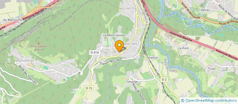 localisation de l'entreprise O.M.A  MONNETIER-MORNEX