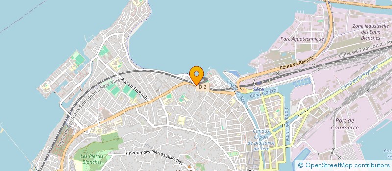 localisation de l'entreprise O.M.B.  SETE