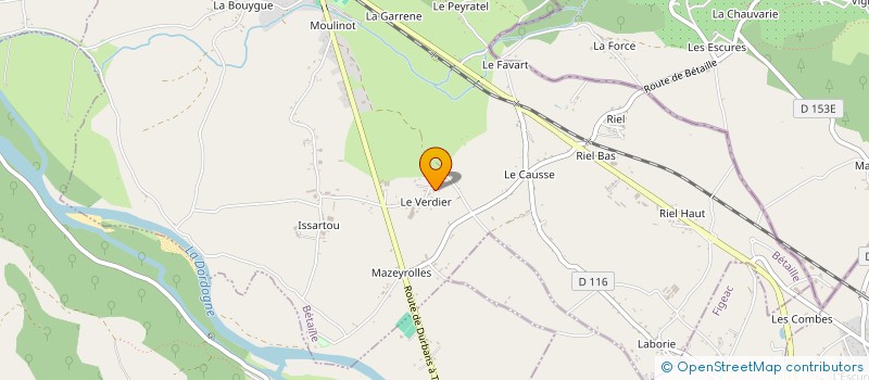 localisation de l'entreprise O.M.B.L.  BETAILLE