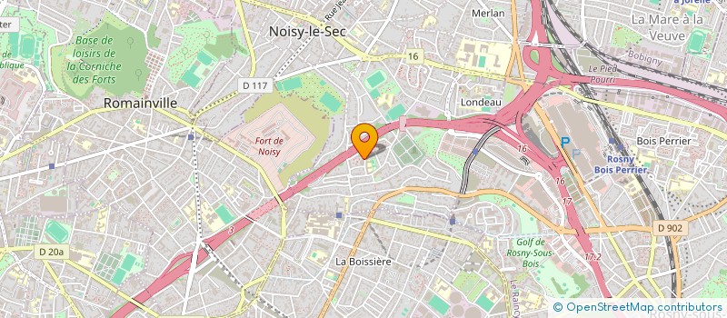 localisation de l'entreprise O.M.C.A à NOISY-LE-SEC