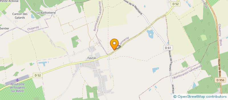 localisation de l'entreprise O.M CONSTRUCTION  CORMERAY