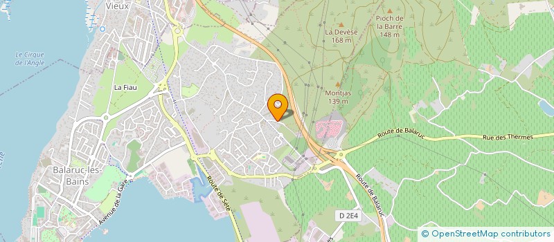 localisation de l'entreprise O.M.E  BALARUC-LES-BAINS