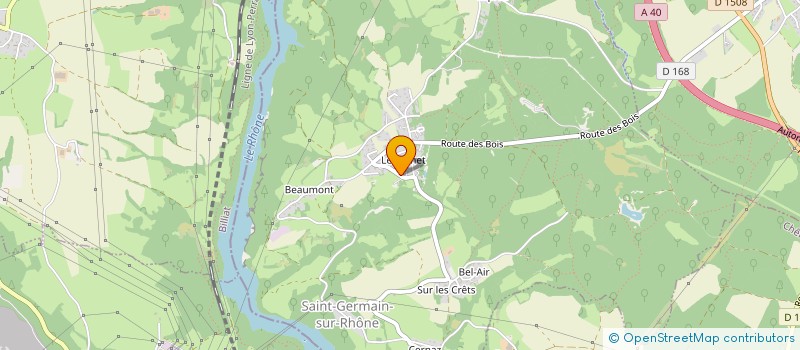 localisation de l'entreprise O.M.F. CONSULTING  SAINT-GERMAIN-SUR-RHONE