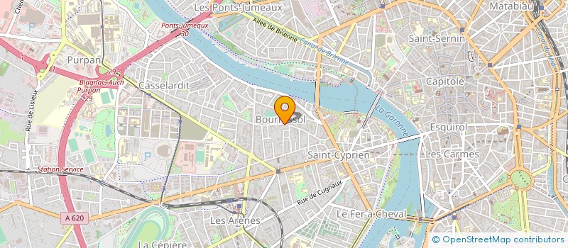 localisation de l'entreprise O.M.G. à TOULOUSE