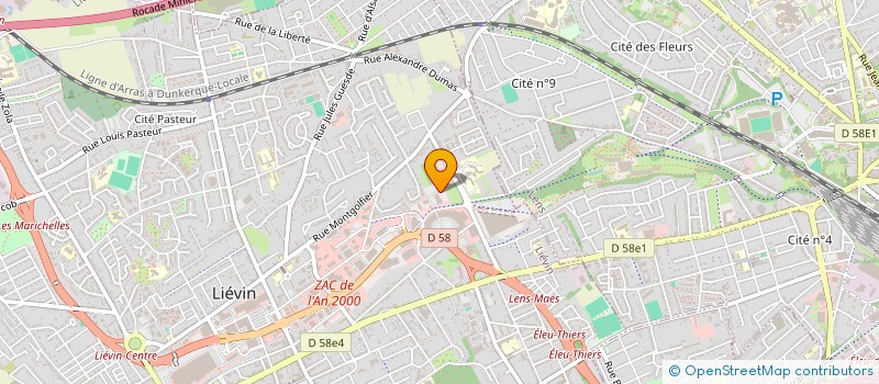 localisation de l'entreprise O.M INVEST  LIEVIN