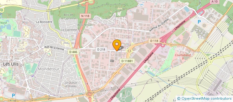 localisation de l'entreprise O.M.P à LES ULIS