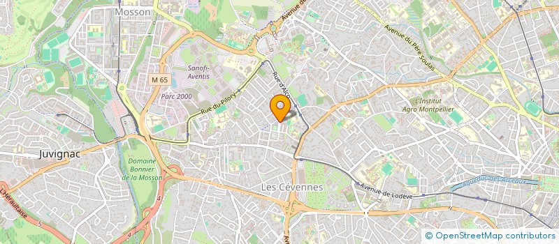 localisation de l'entreprise O MAM'S à MONTPELLIER