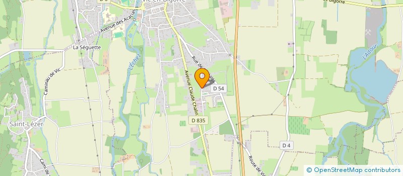 localisation de l'entreprise O MANHATTAN  VIC-EN-BIGORRE