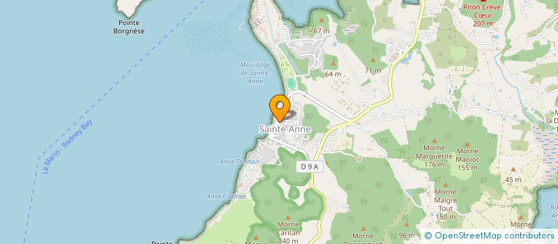 localisation de l'entreprise O'MANY 74  SAINTE-ANNE