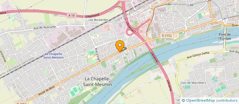 localisation de l'entreprise O'MARCYCLE à LA CHAPELLE-SAINT-MESMIN