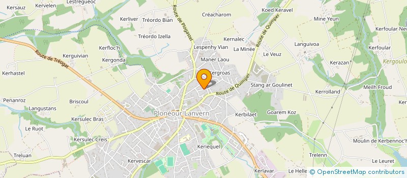 localisation de l'entreprise O'MARINE SPORT  PLONEOUR-LANVERN