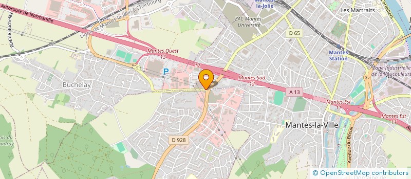 localisation de l'entreprise O'MARKET à MANTES-LA-VILLE