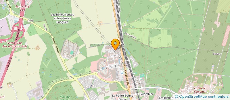 localisation de l'entreprise O MARKET FRAIS à SARAN
