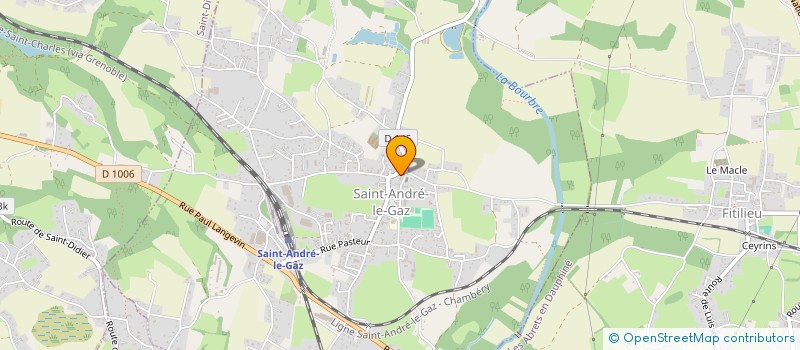 localisation de l'entreprise O'MAT PIZZA  LES ABRETS EN DAUPHINE