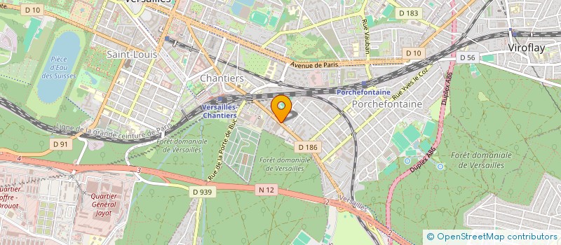 localisation de l'entreprise O'MAXIMUM à VERSAILLES