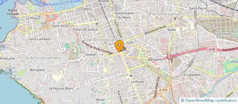 localisation de l'entreprise O-MEDIA à MARSEILLE