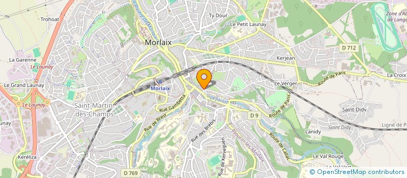 localisation de l'entreprise O MERCADINHO à MORLAIX