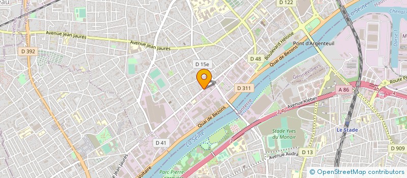 localisation de l'entreprise O'MERCHATO à ARGENTEUIL