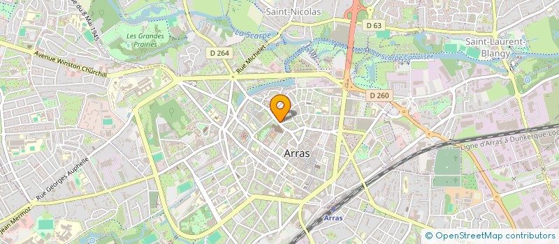 localisation de l'entreprise O MERVEILLES DE MEL à ARRAS