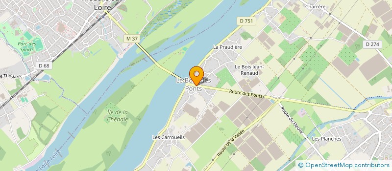 localisation de l'entreprise O MIDI VIN à SAINTE-LUCE-SUR-LOIRE