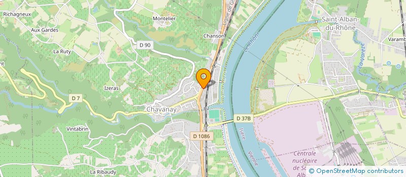 localisation de l'entreprise O MIL'PATTES  CHAVANAY