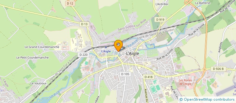 localisation de l'entreprise O MILLE ET UNE ENVIES à L'AIGLE