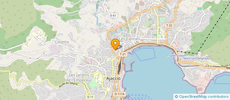 localisation de l'entreprise O MINI SPA  AJACCIO