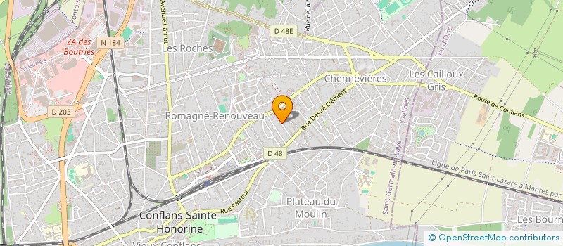 localisation de l'entreprise O'MOBILIER  CONFLANS-SAINTE-HONORINE