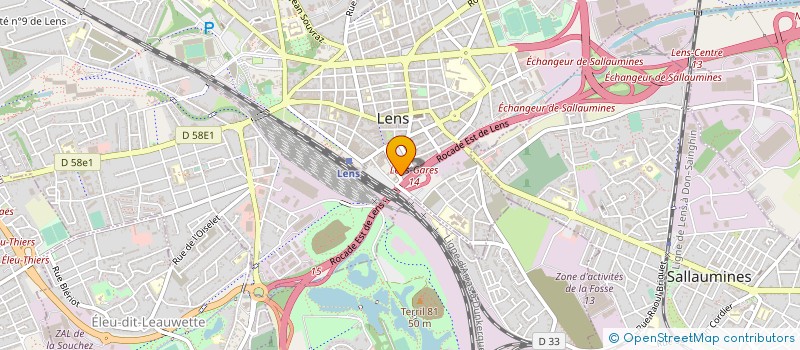 localisation de l'entreprise O MOHJITO  LENS