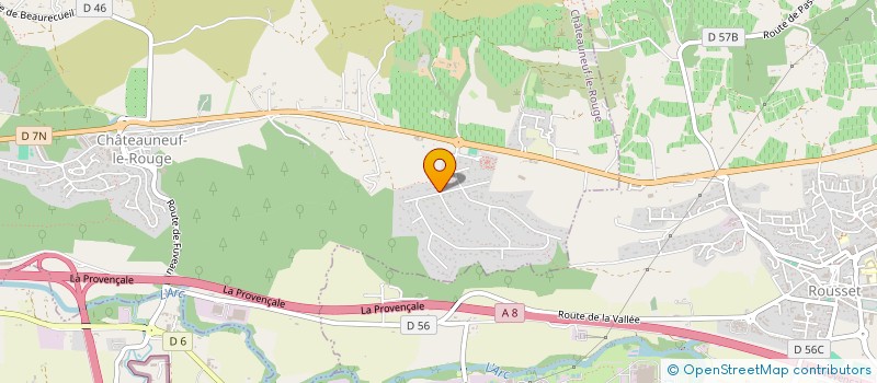 localisation de l'entreprise O MON POULET  CHATEAUNEUF-LE-ROUGE