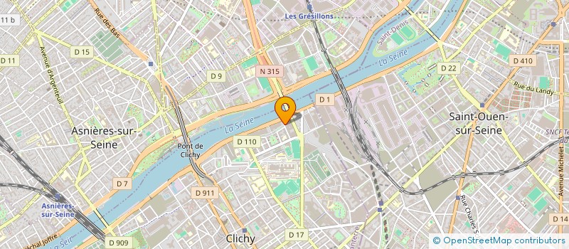 localisation de l'entreprise O'MONOPRIX à CLICHY
