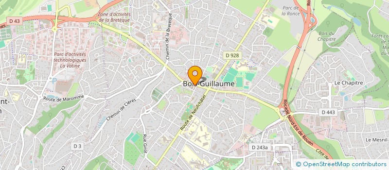 localisation de l'entreprise O MONVILLE ET COMPAGNIE à BOIS-GUILLAUME