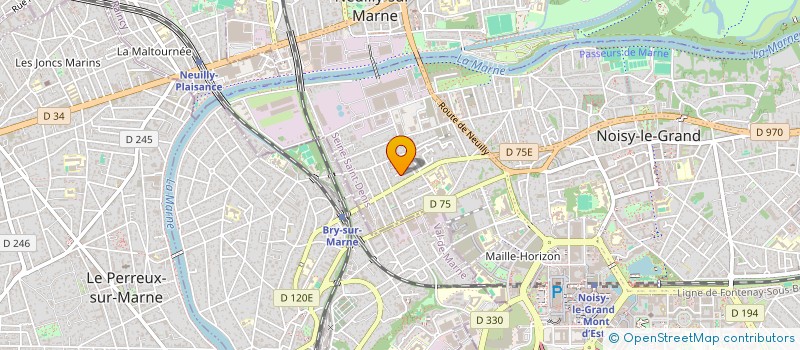 localisation de l'entreprise O'MOOD  NOISY-LE-GRAND