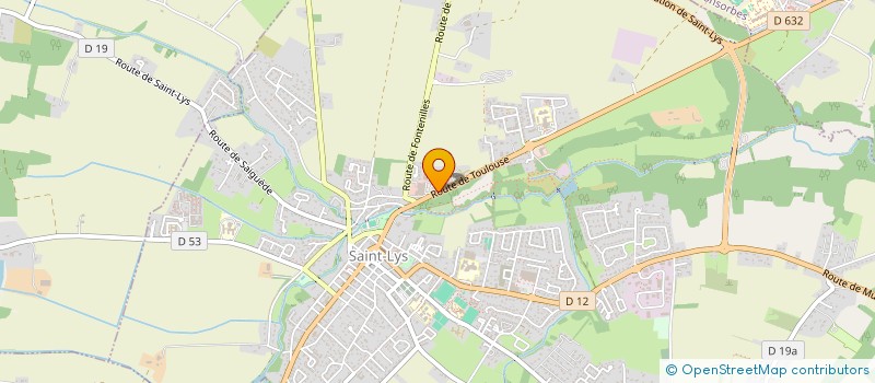 localisation de l'entreprise O MOTOCULTURE  SAINT-LYS