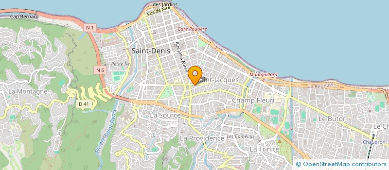 localisation de l'entreprise O'MY à SAINT-DENIS