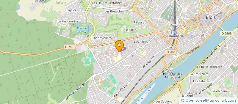 localisation de l'entreprise O-MY VIANDE  BLOIS