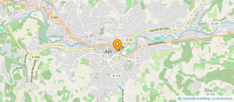 localisation de l'entreprise O.N COIFFURE  APT