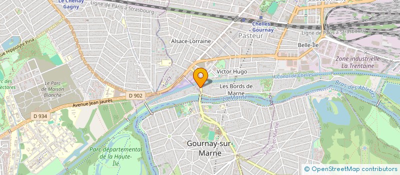 localisation de l'entreprise O.N CONSTRUCTION à CHELLES