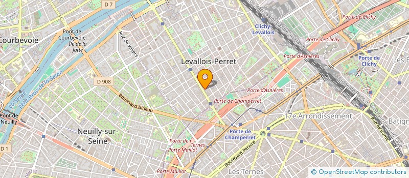 localisation de l'entreprise O & N CONSULTING à LEVALLOIS-PERRET