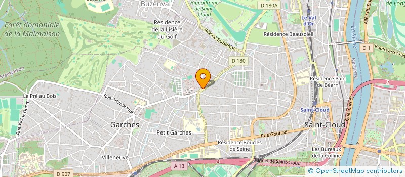 localisation de l'entreprise O.N DRIVE à GARCHES