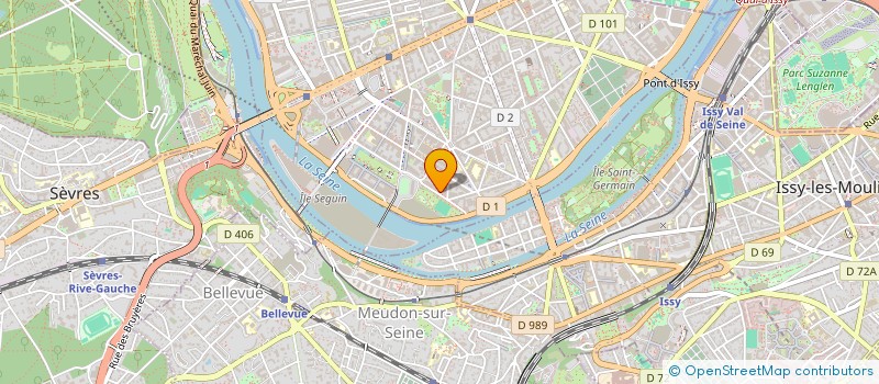 localisation de l'entreprise O.N.L MEDICAL à BOULOGNE-BILLANCOURT