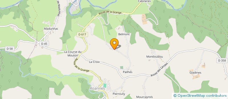 localisation de l'entreprise O.N.S. LA PRADE à MARCOLES