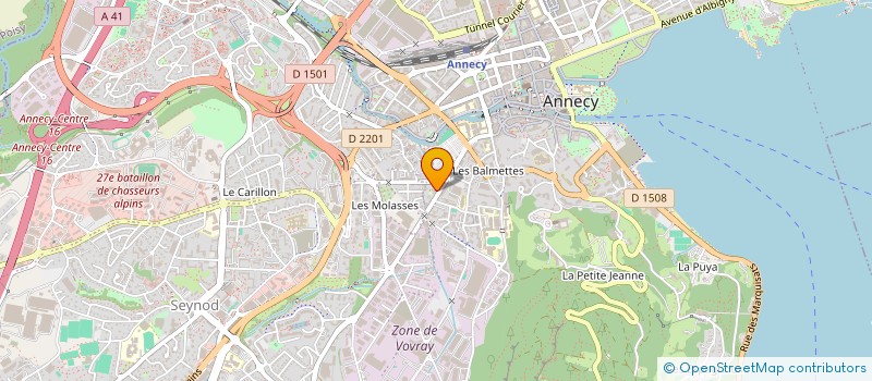 localisation de l'entreprise O'NAFA à ANNECY