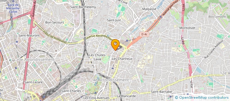 localisation de l'entreprise O'NARGUILE à MARSEILLE