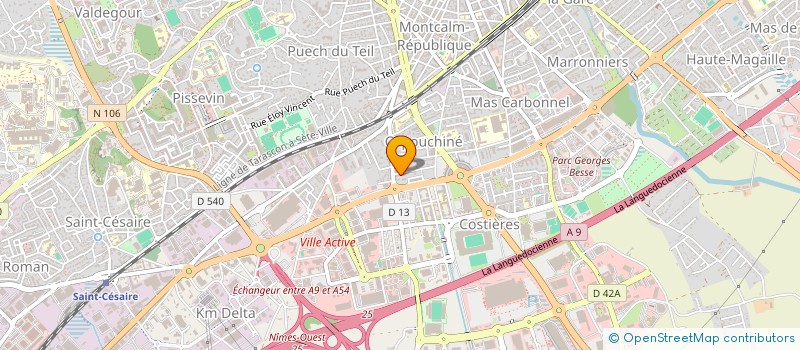 localisation de l'entreprise O NATUR'L  NIMES